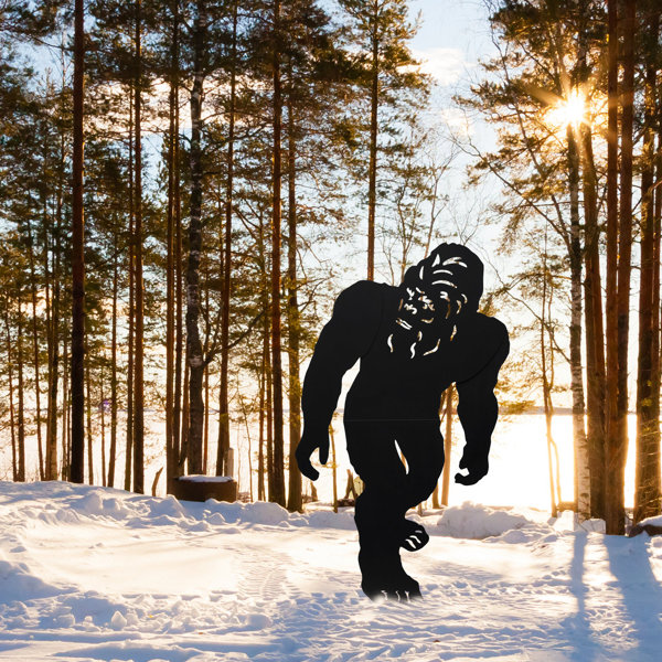 TOETOL Bigfoot Yard Decor Cutout Life Size Display Over 6.7Ft Tall Wayfair Canada